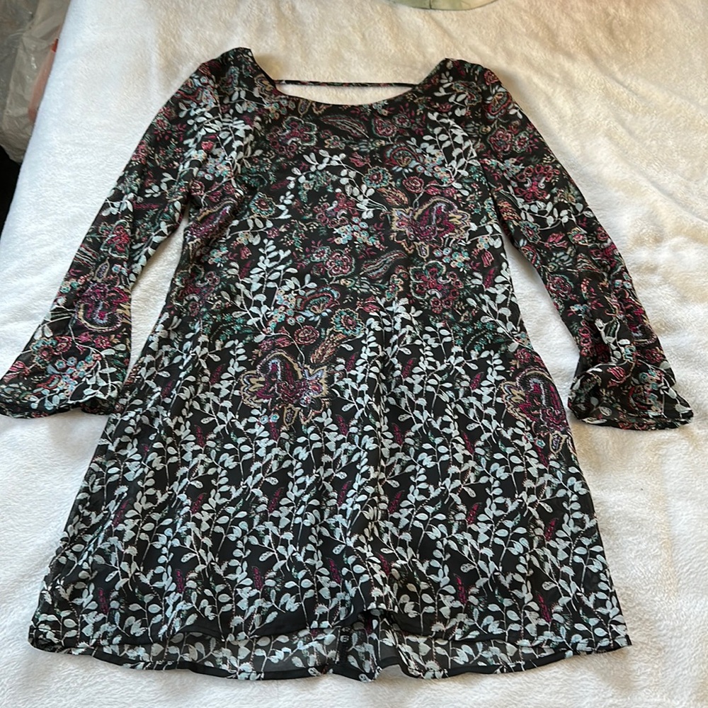 Speechless long sleeve dress
